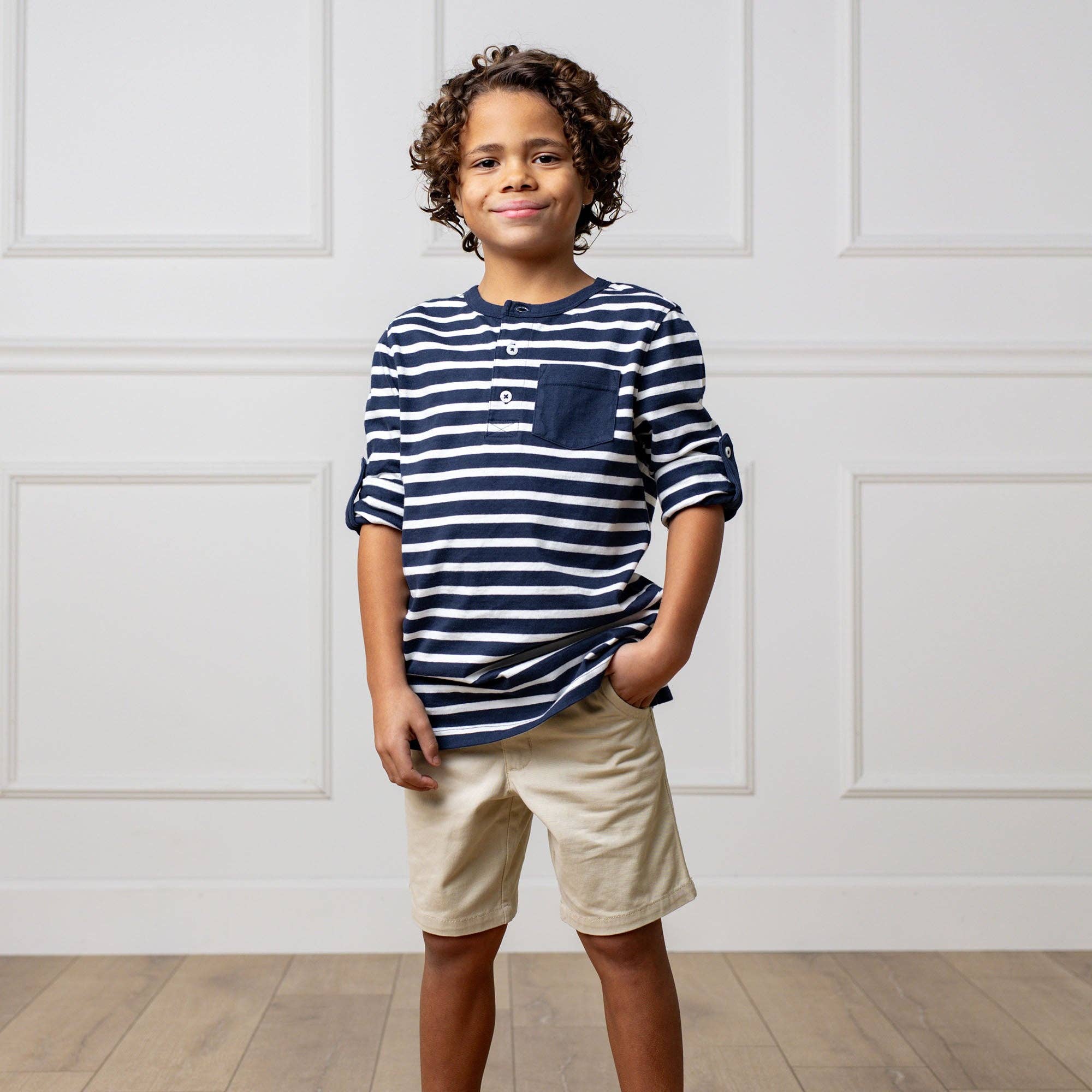 Image of Hope and Henry - Organic Stretch Chino Short